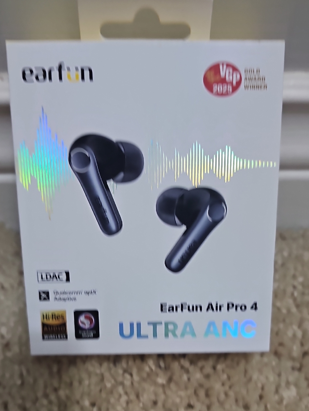 New  Black EarFun Air Pro 4 True Wireless Earbuds Headphones New In The Box